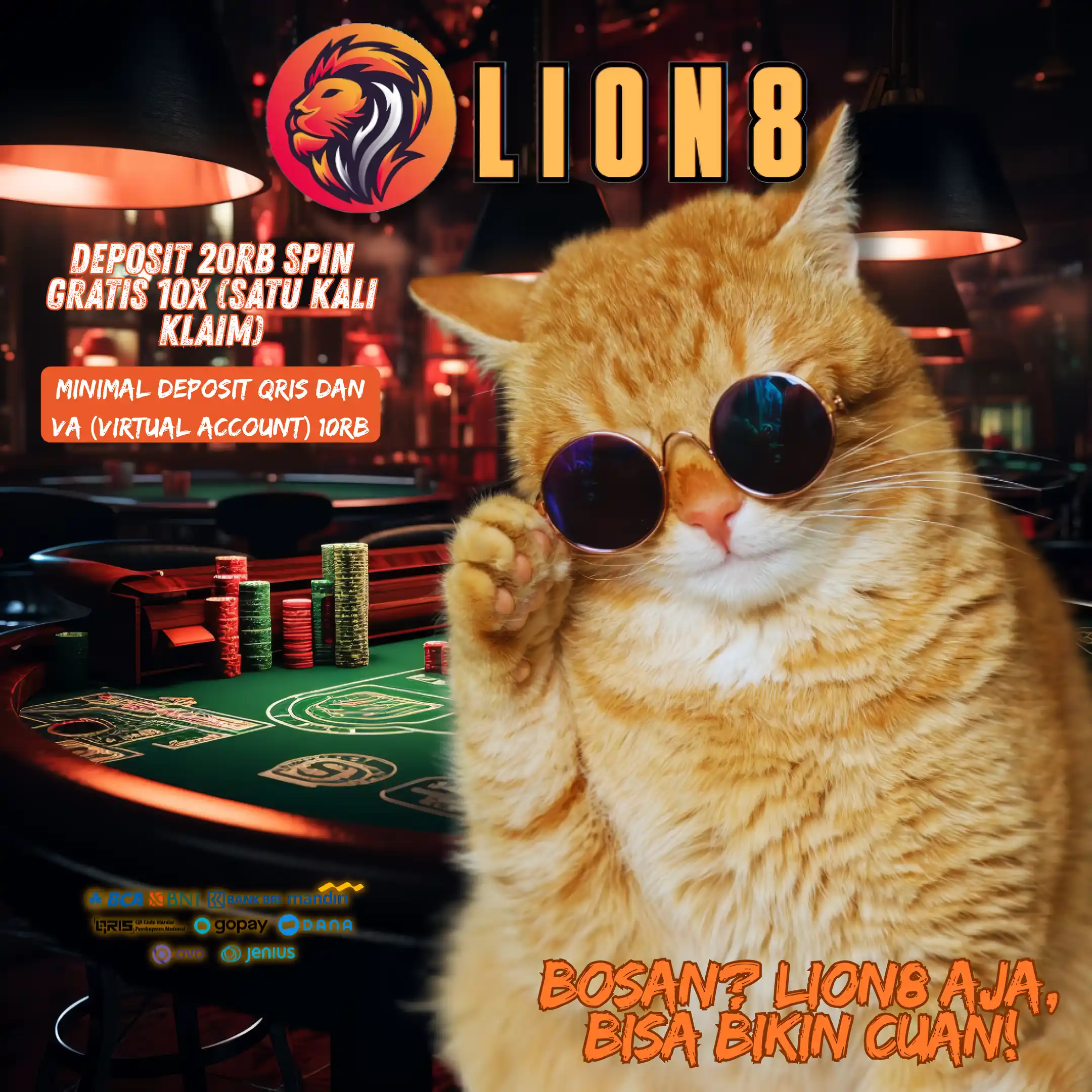 LION8: Dunia Game Seru Berhadiah Tanpa Batas